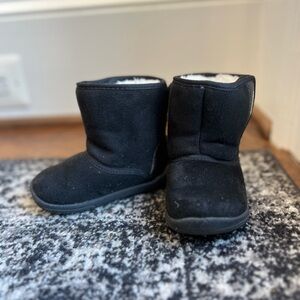 BMCiTYBM Black Fur-Lined Snow Boots 18-24 months size 7